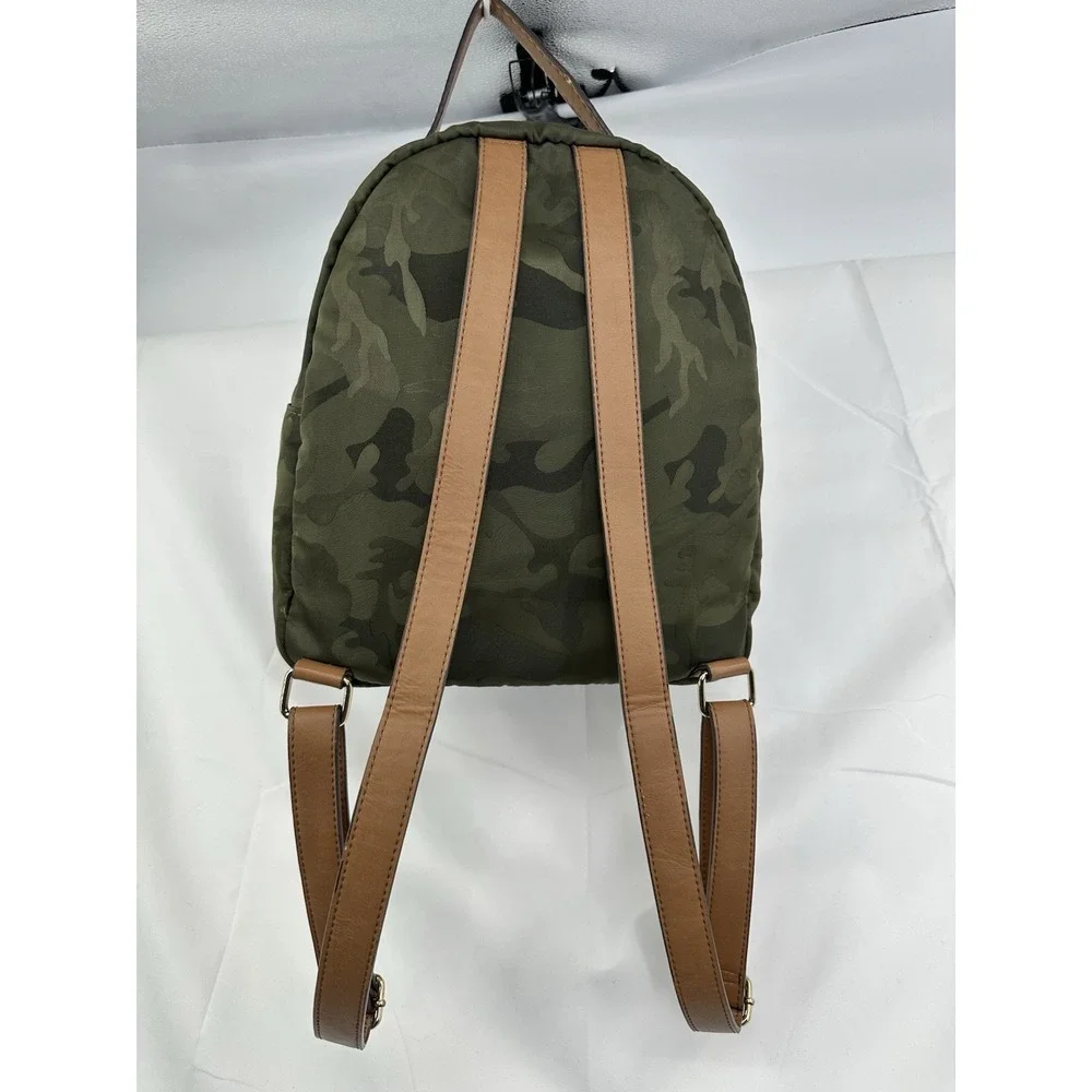 Tommy Hilfiger Women's Petite Backpack  Green Camo Green‎ Multiple Pockets
